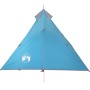 Tenda da Campeggio Tipi per 1 Persona Blu Impermeabile