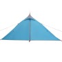 Tenda da Campeggio Tipi per 1 Persona Blu Impermeabile