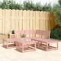 Set Divani da Giardino 5 pz in Legno Massello di Douglas