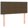 Testiera Marrone Scuro 80x5x78/88 cm in Tessuto