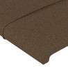 Testiera Marrone Scuro 80x5x78/88 cm in Tessuto