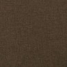 Testiera Marrone Scuro 80x5x78/88 cm in Tessuto