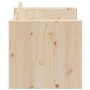 Divano da Giardino 2 Posti 134x60x62 cm Legno Massello di Pino