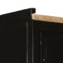 Mobile da Bagno 40x27x180 cm in Ferro e Legno Massello di Mango