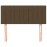 Testiera Marrone Scuro 100x5x78/88 cm in Tessuto