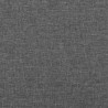 Testiera 2 pz Grigio Scuro 90x7x78/88 cm in Tessuto