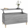 Tavolino Salotto Grigio Sonoma 90x44,5x45 cm Legno Multistrato