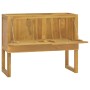 Mobile da Bagno 90x45x75 cm in Legno Massello di Teak