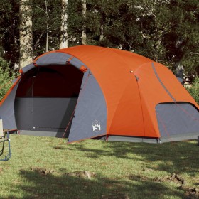 Tenda da Campeggio Crossvent 8 Persone Grigio e Arancione