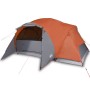 Tenda da Campeggio Crossvent 8 Persone Grigio e Arancione