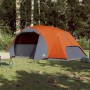 Tenda da Campeggio Crossvent 8 Persone Grigio e Arancione