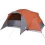 Tenda da Campeggio Crossvent 8 Persone Grigio e Arancione