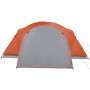 Tenda da Campeggio Crossvent 8 Persone Grigio e Arancione