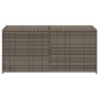 Contenitore da Giardino Grigio 283L in Polyrattan