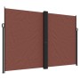 Tenda da Sole Laterale Retrattile Marrone 220x600 cm