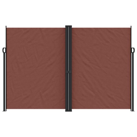 Tenda da Sole Laterale Retrattile Marrone 220x600 cm