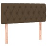 Testiera Marrone Scuro 100 x 7 x 78/88 cm in Tessuto