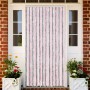 Tenda Antimosche Grigio Argento e Rosa 100x200 cm in Ciniglia