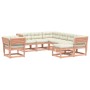 Set Divani Giardino 8 pz con Cuscini Legno Massello di Douglas