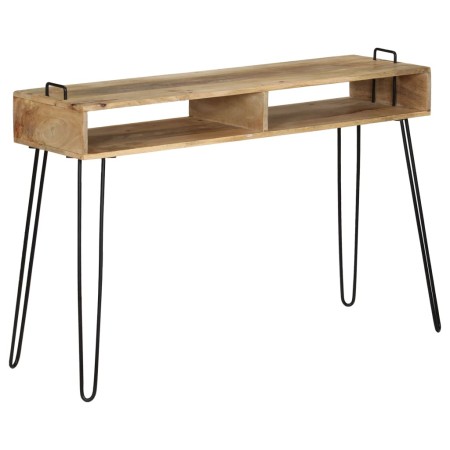 Tavolo Consolle in Legno Massello di Mango 115x35x76 cm