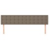 Testiera 2 pz Tortora 90x5x78/88 cm in Tessuto
