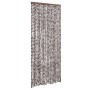 Tenda Antimosche Marrone e Bianca 100x200 cm in Ciniglia