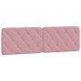 Cuscino Testiera Rosa 160 cm in Velluto