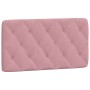 Cuscino Testiera Rosa 100 cm in Velluto