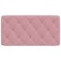 Cuscino Testiera Rosa 100 cm in Velluto