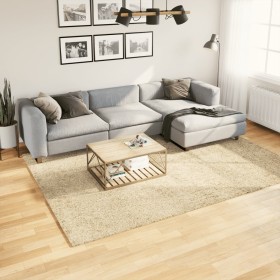 Tappeto Shaggy PAMPLONA a Pelo Lungo Moderno Oro 200x280 cm