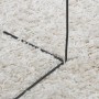 Tappeto Shaggy PAMPLONA a Pelo Lungo Moderno Crema 80x200 cm