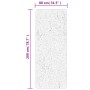 Tappeto Shaggy PAMPLONA a Pelo Lungo Moderno Crema 80x200 cm