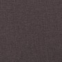 Giroletto con Testiera Marrone Scuro 100x200 cm in Tessuto