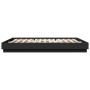 Giroletto con Luci LED Nero 200x200 cm