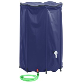 Serbatoio Acqua con Rubinetto Pieghevole 1000 L in PVC