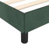 Giroletto Verde Scuro 90x190 cm in Velluto