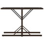 Set Bistrò 3 pz con Cuscini Marrone in Polyrattan