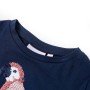 Maglietta da Bambina Blu Marino 104