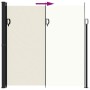 Tenda da Sole Laterale Retrattile Crema 200x600 cm