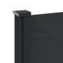 Tenda da Sole Laterale Retrattile Nera 140x600 cm