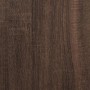 Mobili Parete 2pz Rovere Marrone 75x18x16,5cm Legno Multistrato