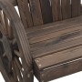 Sedia da Giardino Adirondack in Legno Massello di Abete