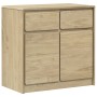 Credenza SAUDA 80x43x75,5 cm in Legno Massello di Pino