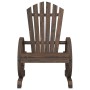 Sedie da Giardino Adirondack 2 pz in Legno Massello di Abete