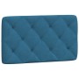 Letto con Materasso Blu 90x200 cm in Velluto