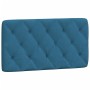 Letto con Materasso Blu 100x200 cm in Velluto