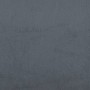 Letto con Materasso Grigio Scuro 180x200 cm in Velluto