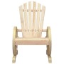 Sedie da Giardino Adirondack 4 pz in Legno Massello di Abete