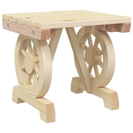 Set Salotto da Giardino 3 pz in Legno Massello di Abete