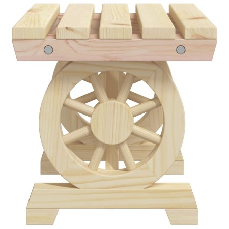 Set Salotto da Giardino 3 pz in Legno Massello di Abete